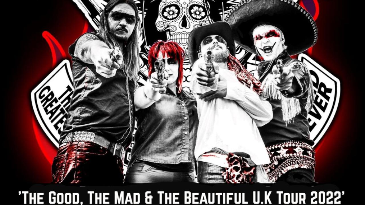 Gypsy Pistoleros - The Good, The Mad & The Beautiful U.K Tour 2022 - Supported by The Darker My Horizon