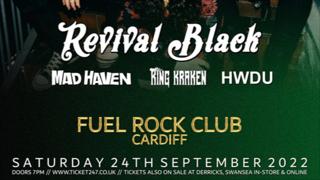 Cardiff Live #3: Revival Black, Mad Haven, King Kraken & HWDU