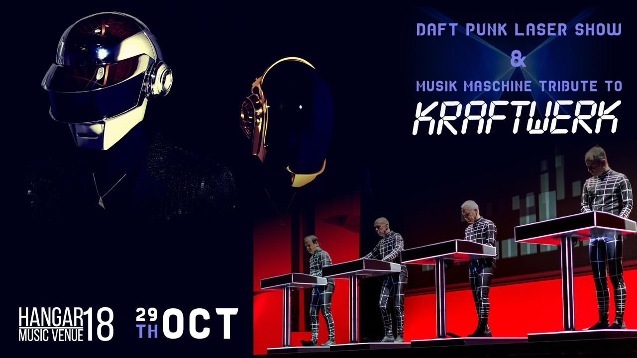KRAFTWERK v DAFT PUNK - Tribute Night - With Laser Show