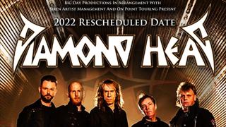 Diamond Head Plus Special Guests: Rock Goddess, Pearler & Grym