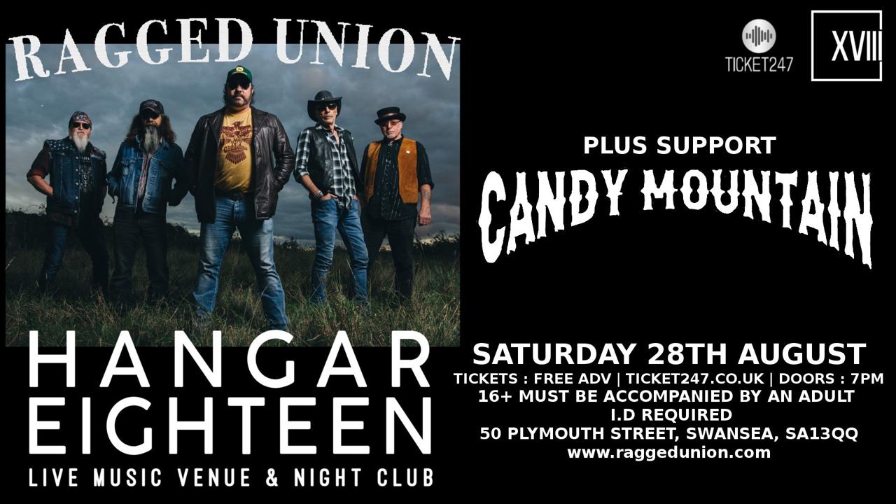 Ragged Union & Candy Mountain - A night of Rock n' Roll