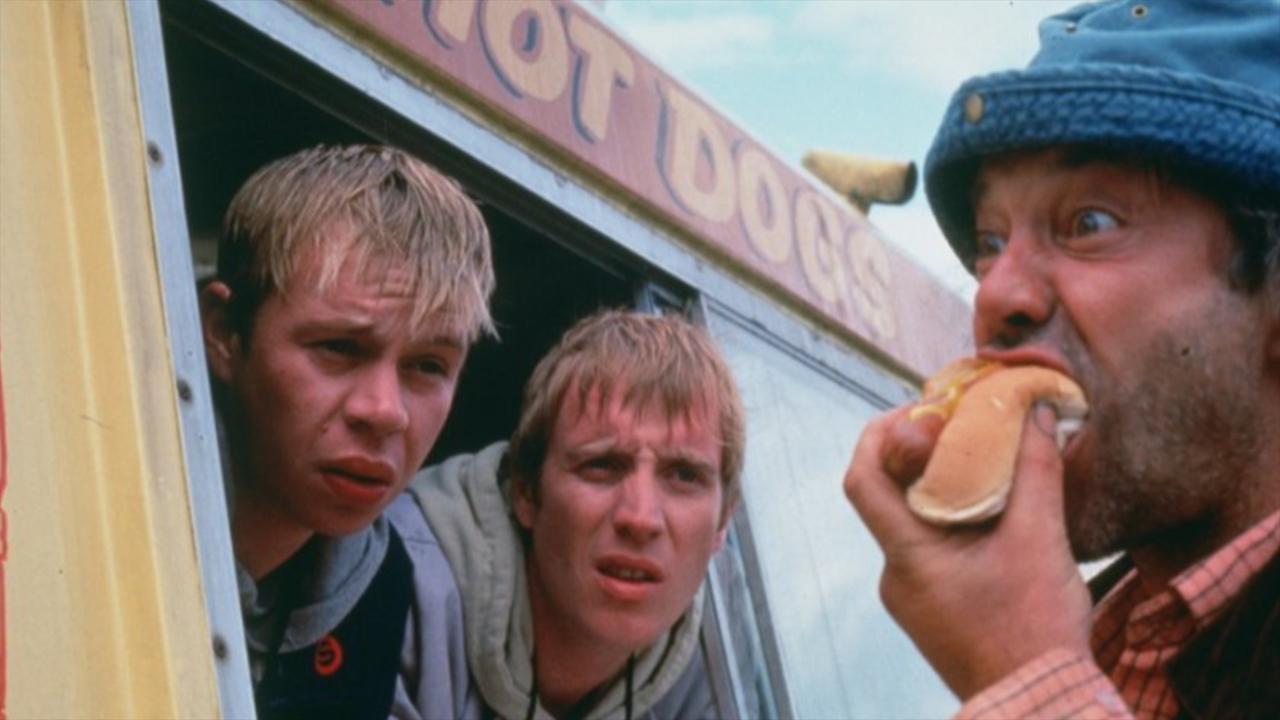 Twin Town + Hotdogs for tea boys!