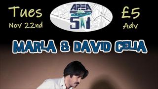 AreaSA1 Presents: Marla & David Celia - Supported by Paul Edwards & The Eclectic Shed Experience
