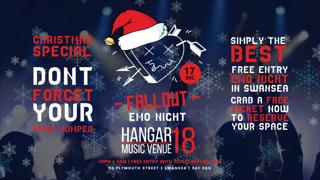 Fallout Emo Night - Christmas Special - Hangar 18 Music Venue