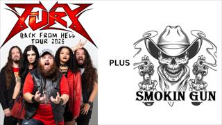 FURY  - 'Back From Hell Tour 2023' + Support 'Smokin Gun'