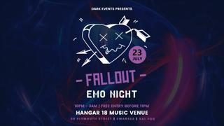 Fallout Emo Night @ Hangar 18 Music Venue