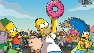 The Simpsons Movie (2007) + Pizza / Doughnuts