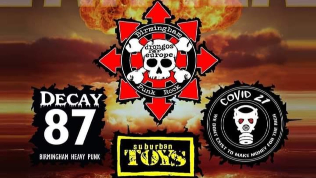 Club Warhead - Drongos for Europe, Decay 87, Surburban Toys, & CoVid 21