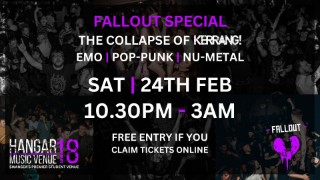 Fallout Emo Night - Swansea's BIG Emo Night - Kerrang Special