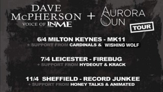 Dave McPherson & Aurora sun tour Leicester show