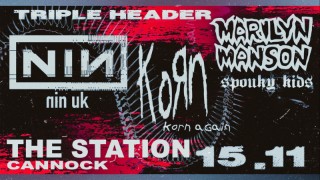 Nu Metal Triple Header Korn,Marilyn Manson And Nine Inch Nails