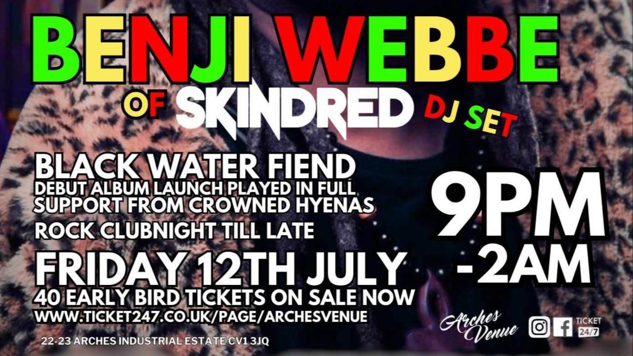 BENJI WEBBE of Skindred - DJ set