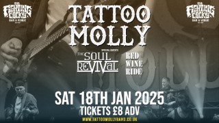 Tattoo Molly | The Soul Revival | Red Wine Ride Live at The Fighting Cocks London