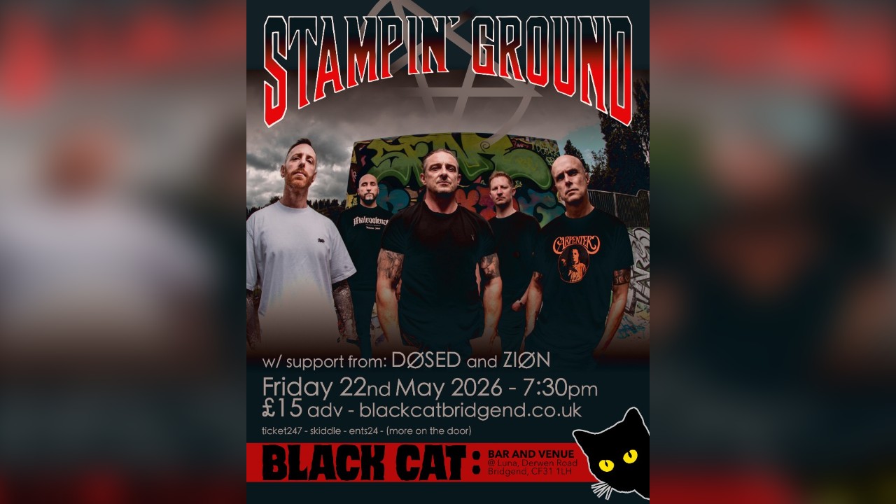 STAMPIN GROUND at Black Cat, Bridgend