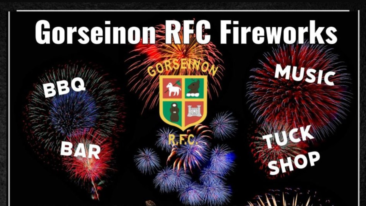 Gorseinon RFC Fireworks Display