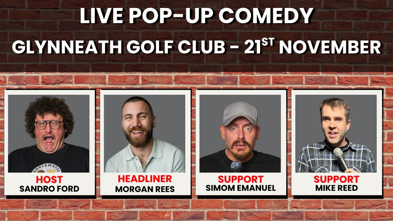 Problematic Pub Comedy Pop-Up Night – 21st November -  Glynneath Golf Club