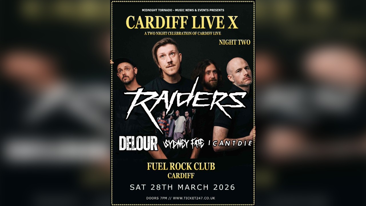 Midnight Tornado - Cardiff Live X (Saturday day ticket) 