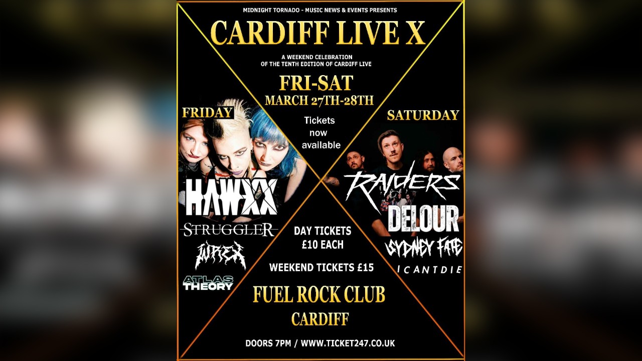 Midnight Tornado Cardiff Live X (Full 2 Day Ticket) 