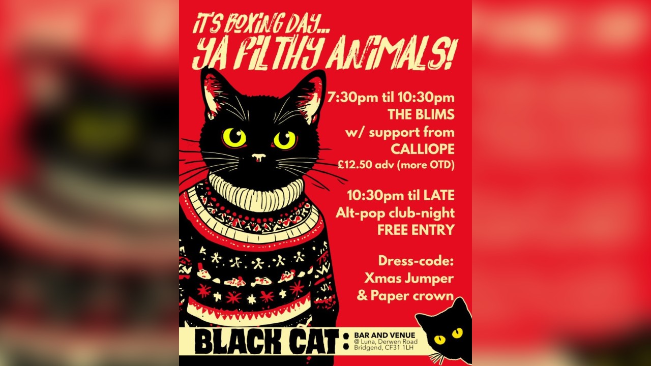 YA FILTHY ANIMALS! Boxing Day Alt-Pop Club Night - - FREE ENTRY!!