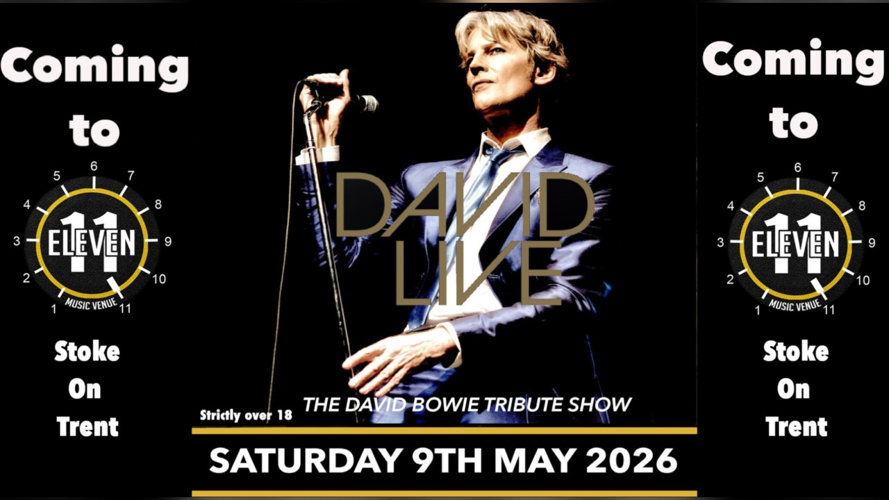 David Live the David Bowie tribute show live at Eleven Stoke 