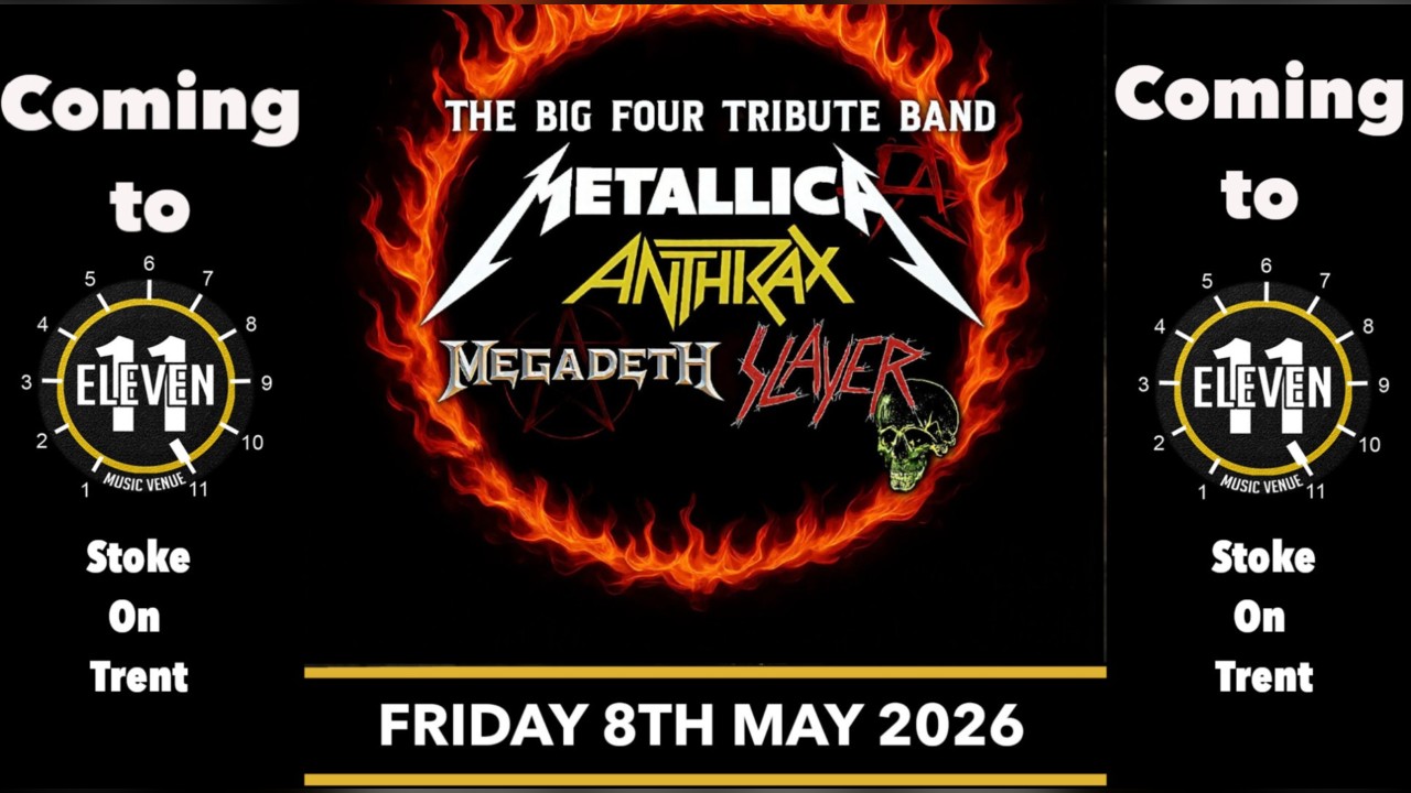 The Big Four , Metallica , Megadeth , Slayer , Anthrax live at Eleven Stoke