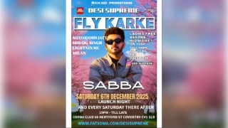 SABBA PERFORMING LIVE FLY KARKE COVENTRY