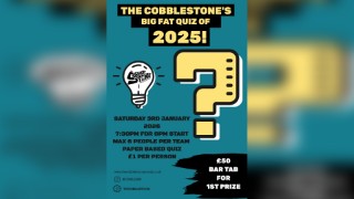 The Cobblestone's Big Fat Quiz Of 2025!