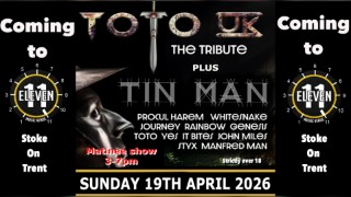 Toto UK PLUS Tin Man matinee show live at Eleven Stoke