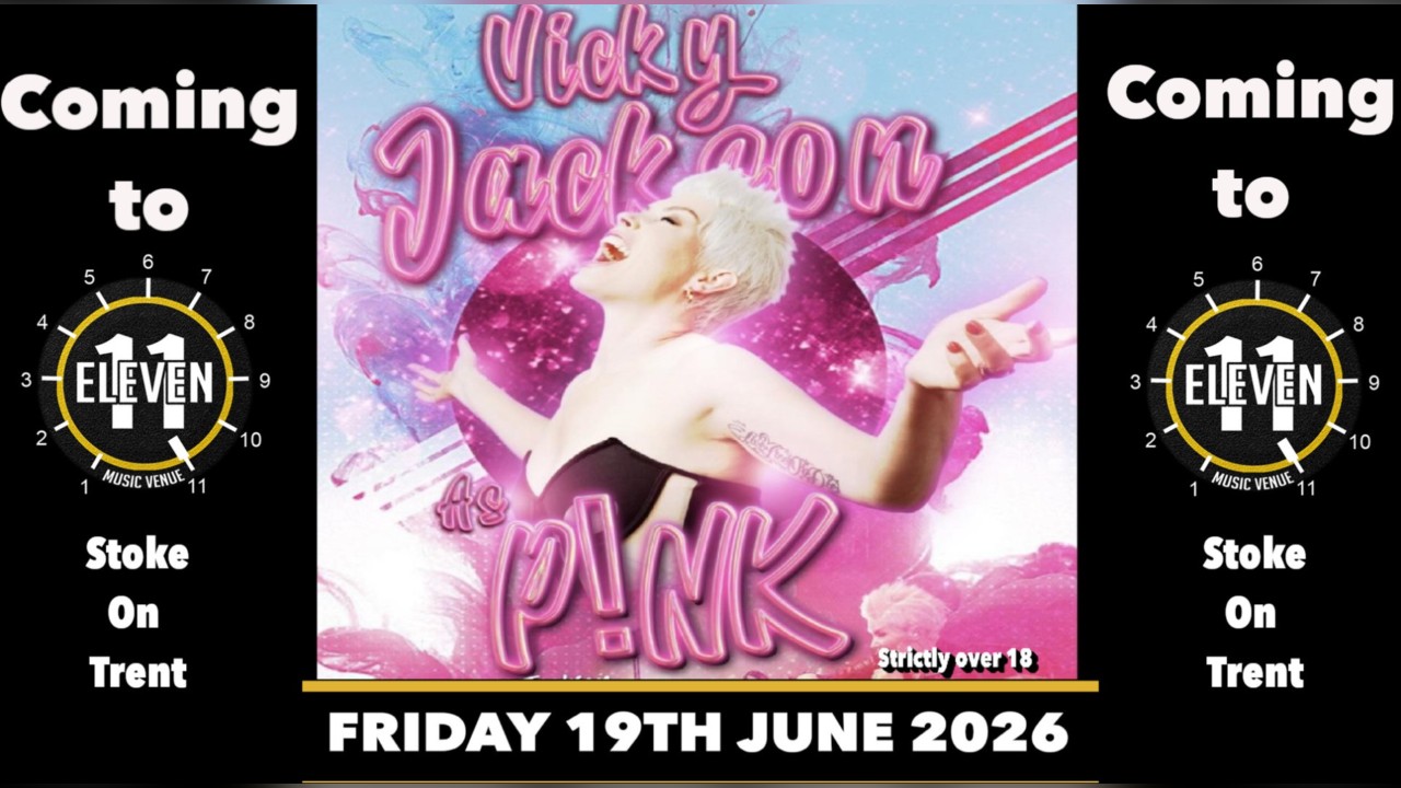 Pink with Vicky Jackson and her band live at Eleven Stoke