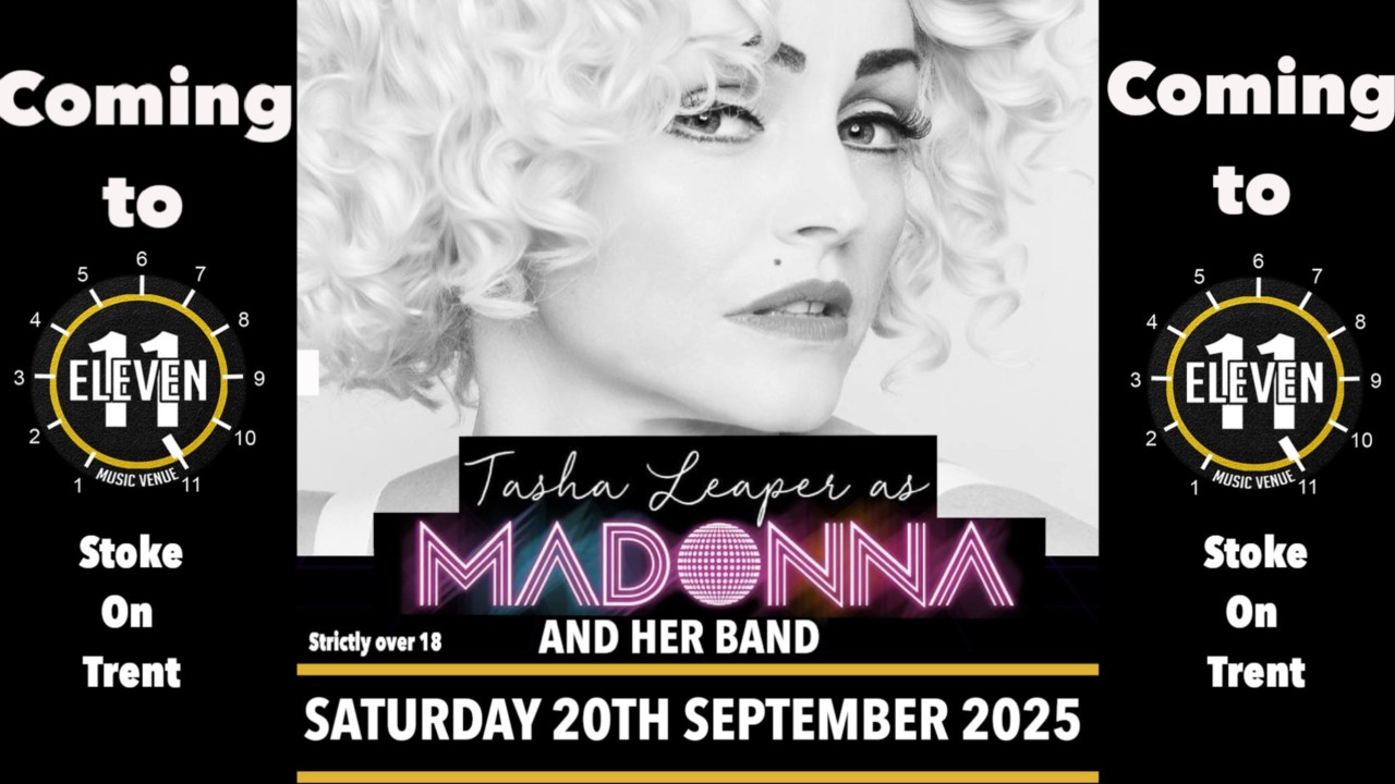 Madonna by Tasha Leaper and her band live Eleven Stoke