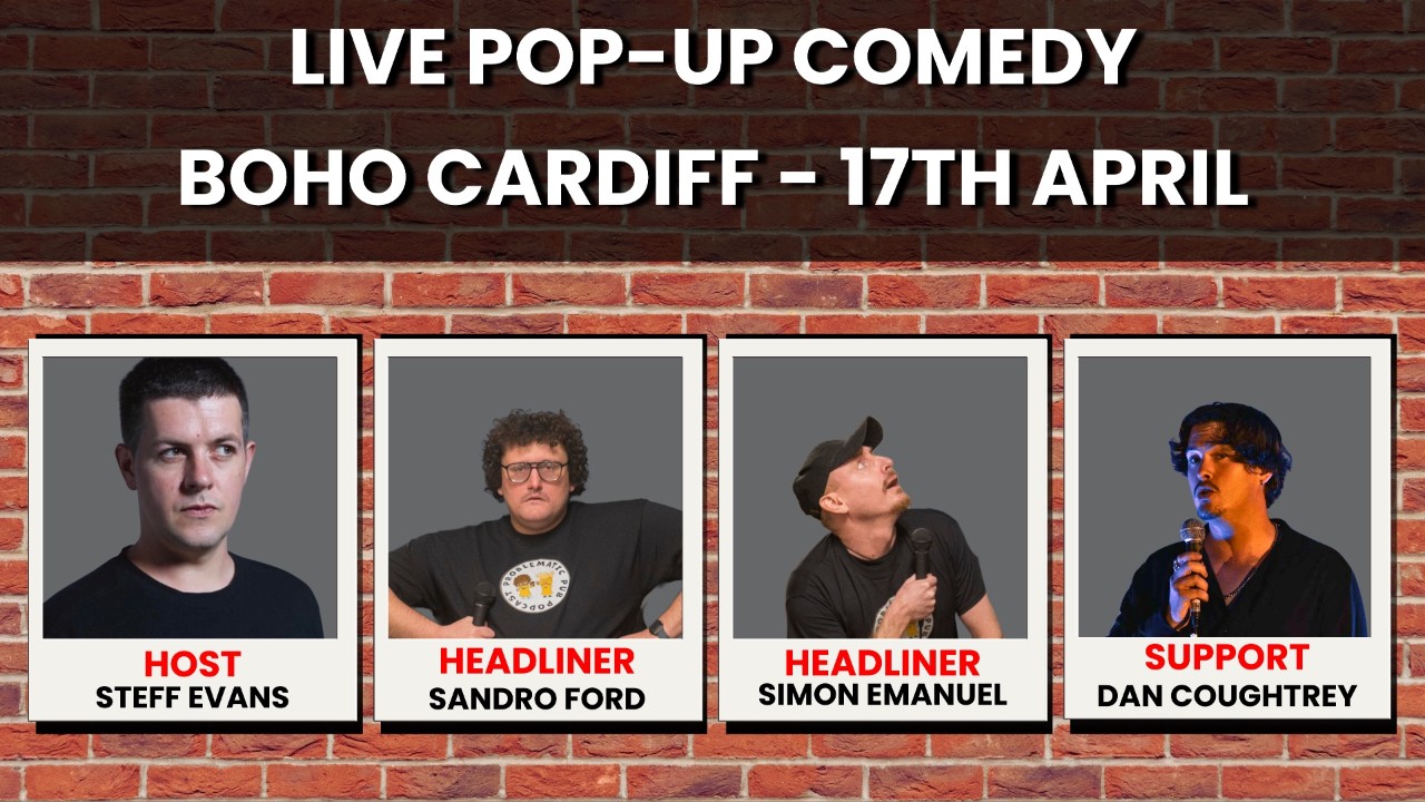 Problematic Pub Comedy Club x BOHO Cardiff - Pop-Up Comedy Night