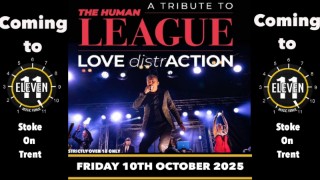 Human League tribute Love Distraction live at Eleven Stoke