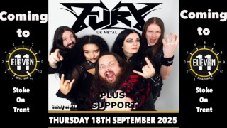Fury plus Support live at Eleven Stoke