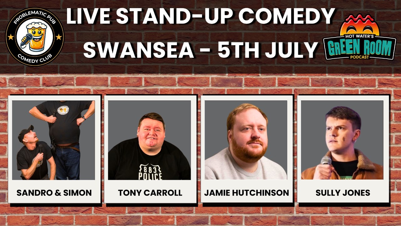 Problematic Pub Comedy Night – 5th July - 4PM