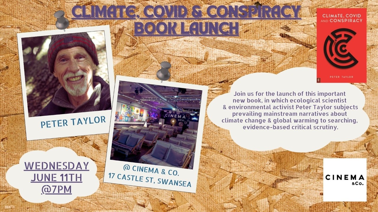 CLIMATE, COVID & CONSPIRACY BOOK LAUNCH