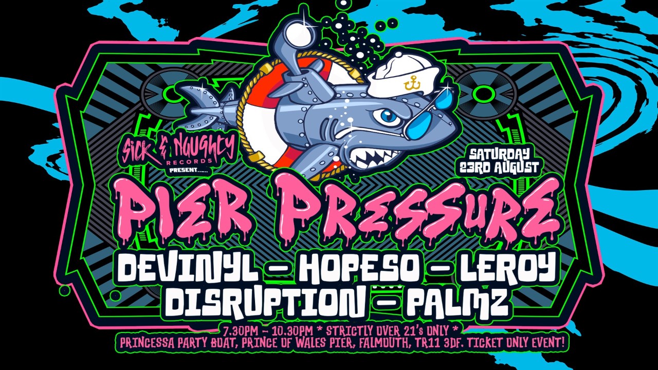 'PIER PRESSURE' - Drum & Bass Boat Party
