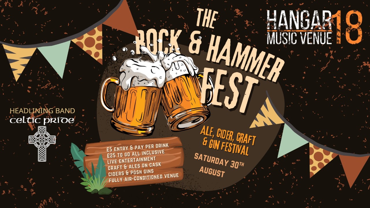 The Rock & Hammer Ale, Cider, Craft & Gin Festival