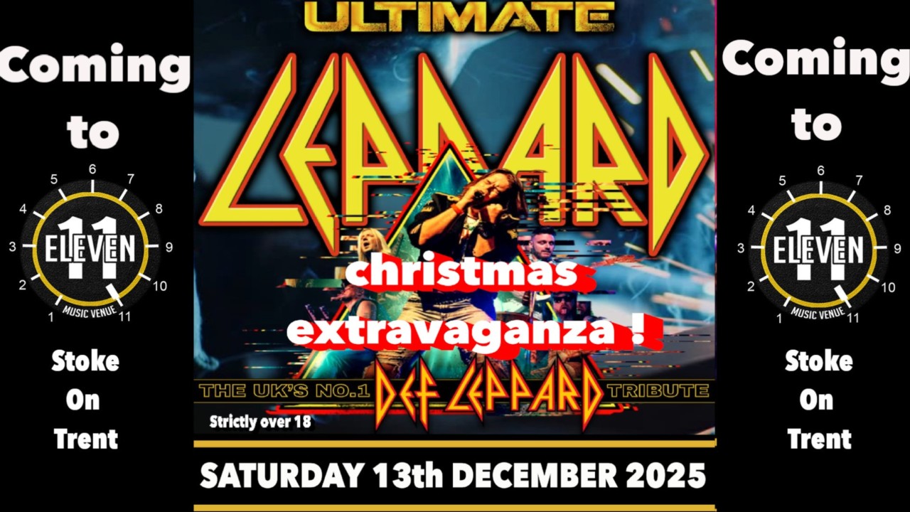 Ultimate Leppard christmas extravaganza live at Eleven Stoke