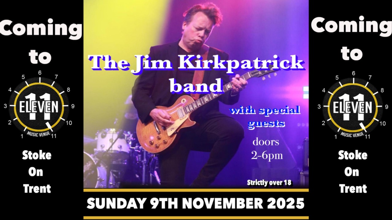 The Jim Kirkpatrick Band live at Eleven Stoke