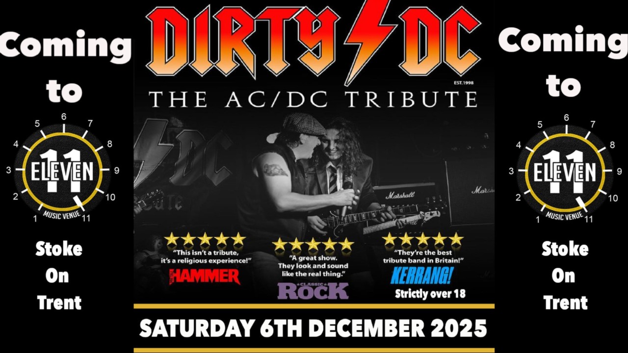 Dirty DC live at Eleven Stoke