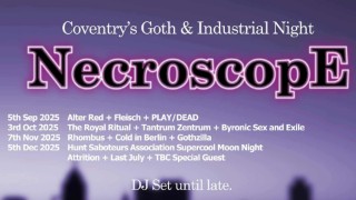 NecroscopE - Coventry’s premier goth & industrial night