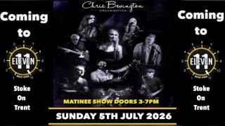 Chris Bevington Organisation matinee show live at Eleven Stoke on trent