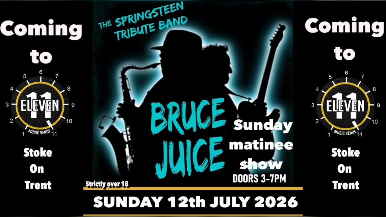 Bruce Juice Springsteen tribute band live at Eleven Stoke