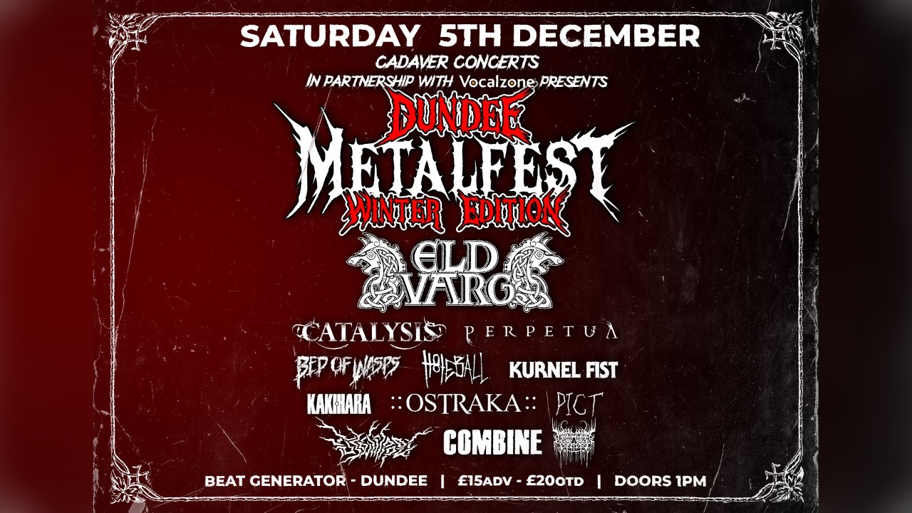 Dundee Metal Fest Winter 2026
