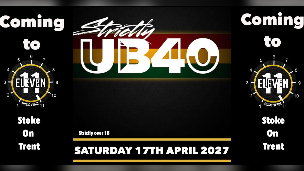 Strictly UB40 live at Eleven Stoke