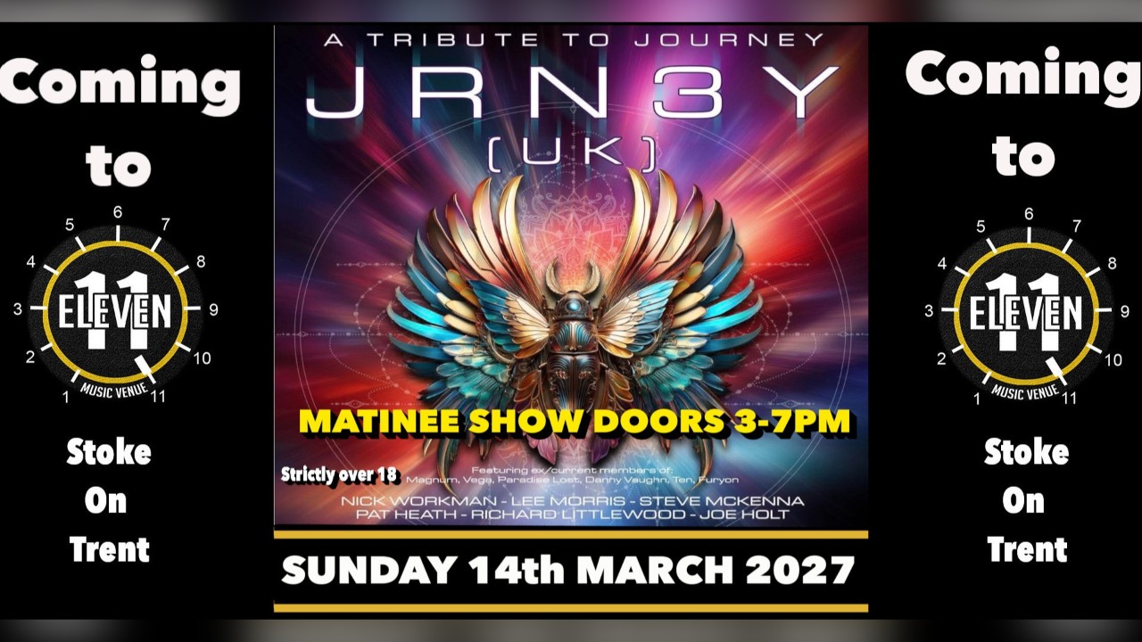 Journey UK live at Eleven Stoke