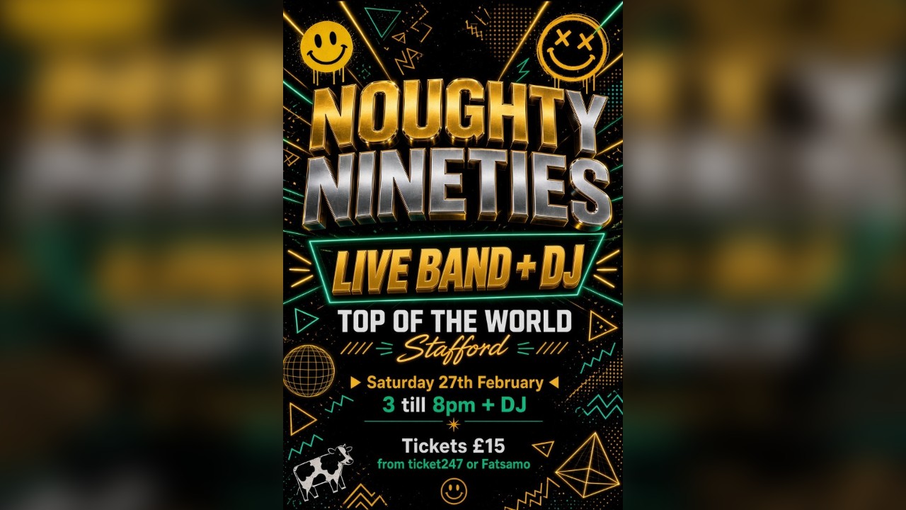 Noughty Nineties Supported by DJ Lee Cotter