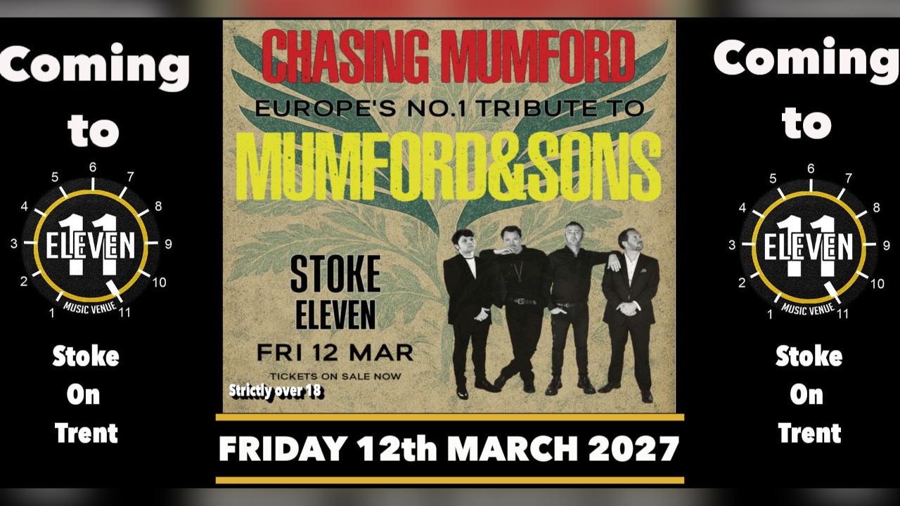 Chasing Mumford live at Eleven Stoke on trent