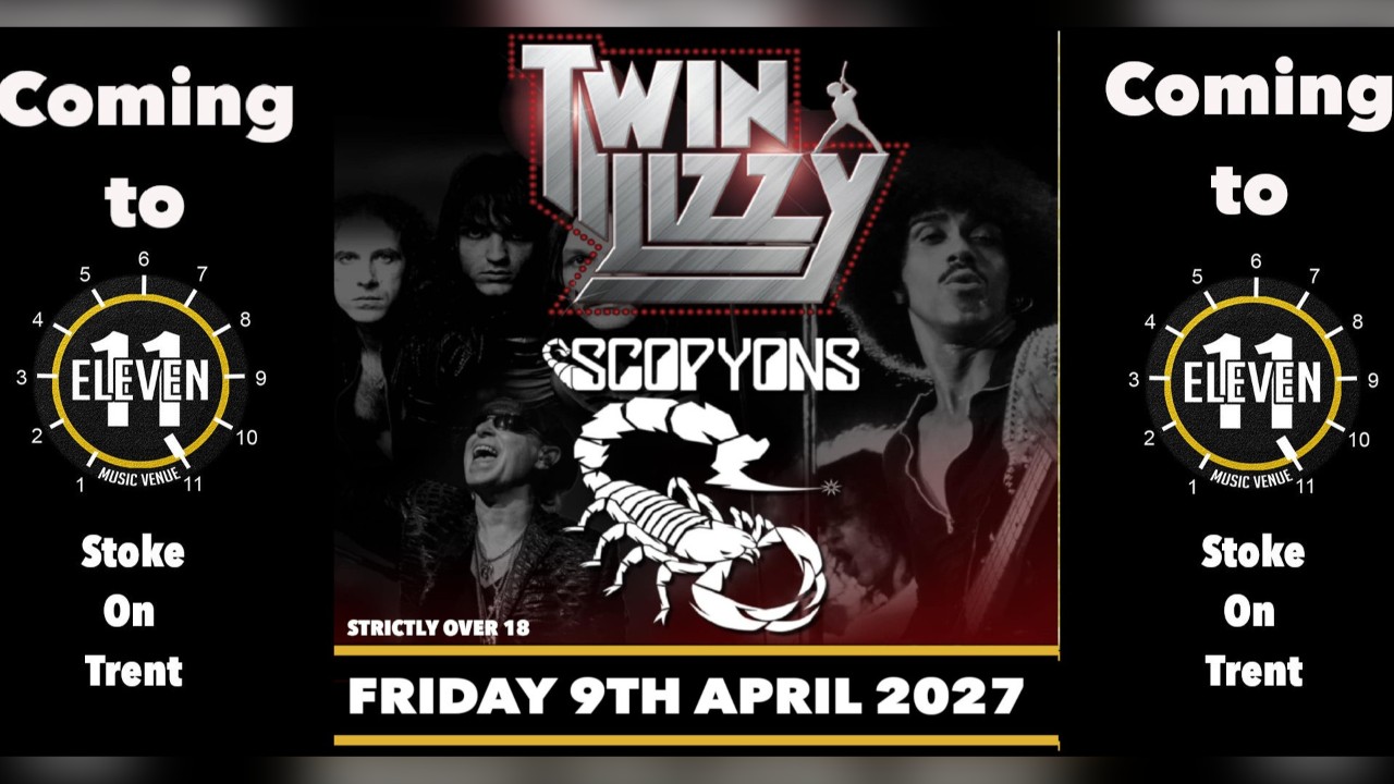 Twin Lizzy PLUS Scopyons live at Eleven Stoke 