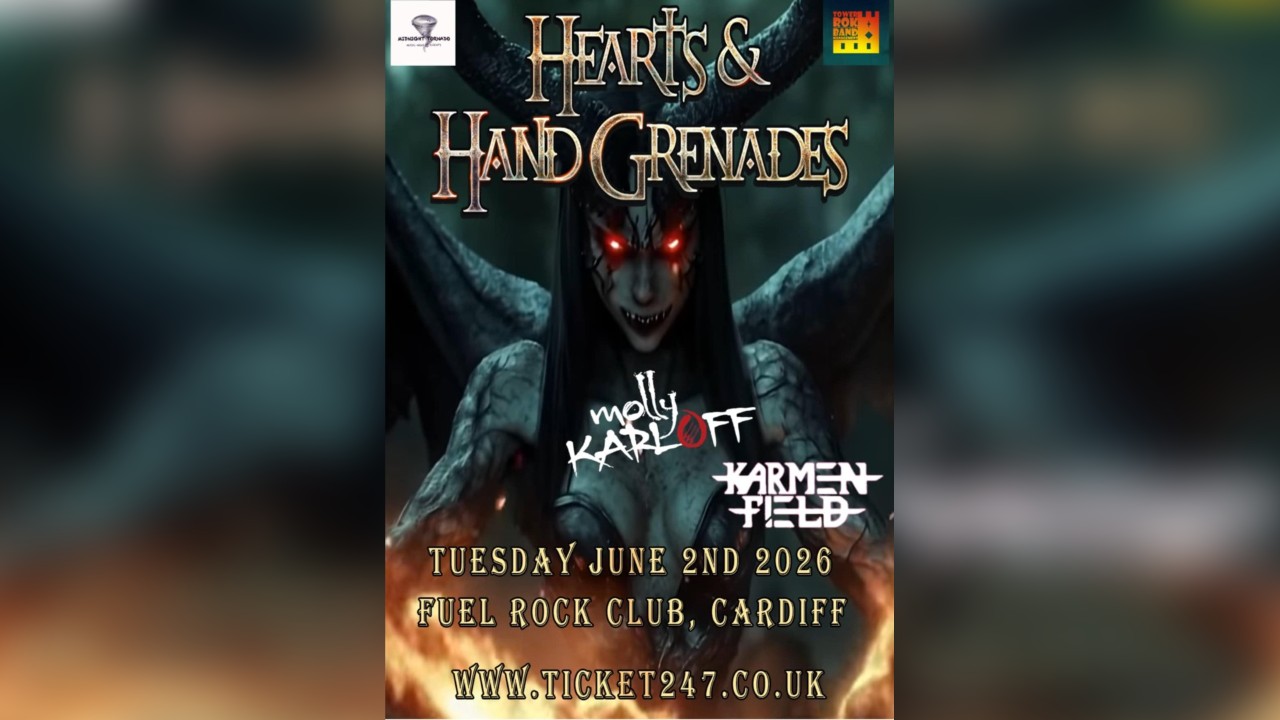 Hearts & Hand Grenades plus support (Cardiff) *Earlybird*